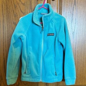 Columbia fleece jacket turquoise